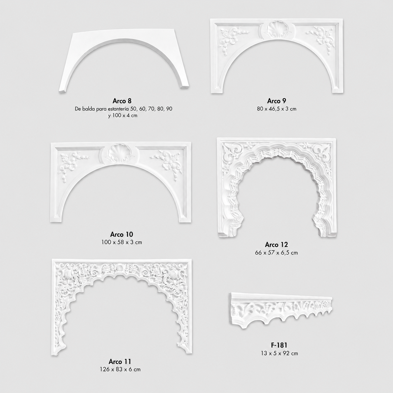 Arcos decorativos 8-12