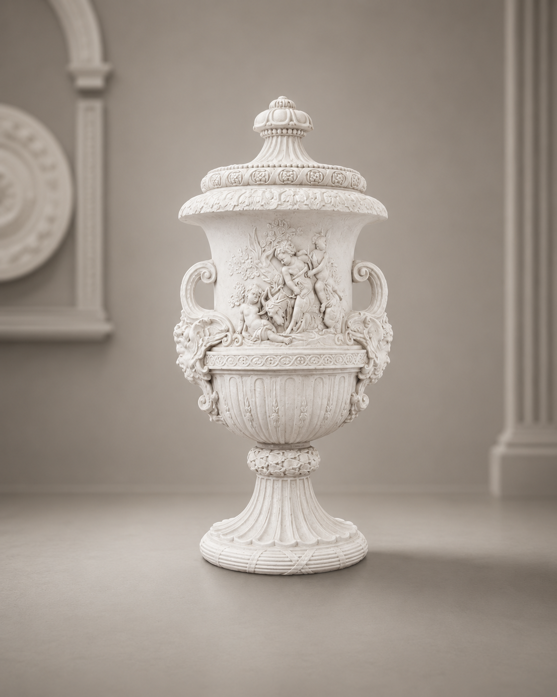 Copa ornamental